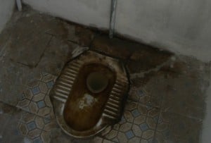 Die Hygiene lässt auf öffentlichen Toiletten in Vietnam manchmal zu wünschen