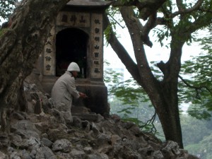 Schrein im Old Quarter von Hanoi