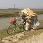 Transportmittel werden sehr effizient in Vietnam genutzt