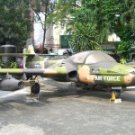 War Remnants Museum in Saigon: US Air Force Flugzeug