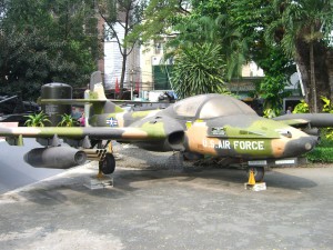 War Remnants Museum in Saigon: US Air Force Flugzeug