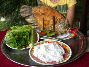 Im Mekong Delta kann man hervorragenden, fangfrischen Fisch essen
