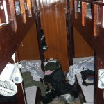 Auf den Reisebooten im Mekong Delta ist es eng und gemütlich