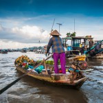 Floating-Market in Vietnam