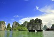 Halong Bay bei bestem Wetter