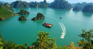 Halong Bucht von einer Aussichtsplattform