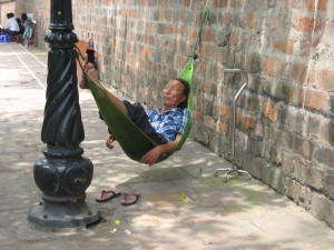 Das Leben in Vietnam auch mal ruhiger angehen lassen...