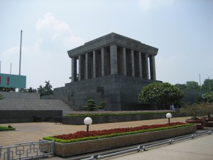 Das Ho-Chi-Minh-Mausoleum ist nur an wenigen Tagen zugänglich