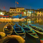 Altstadt von Hoi-An bei Nacht