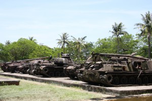 Diese Panzer zeugen von den Kämpfen um Hue im Vietnamkrieg