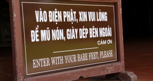 In Ganz-Südostasien, nicht nur in Vietnam, sollte man die Verhaltensregeln beachten