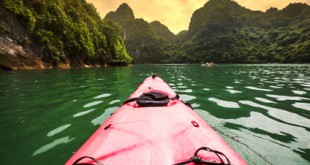 Kayaking in der Halong Bucht